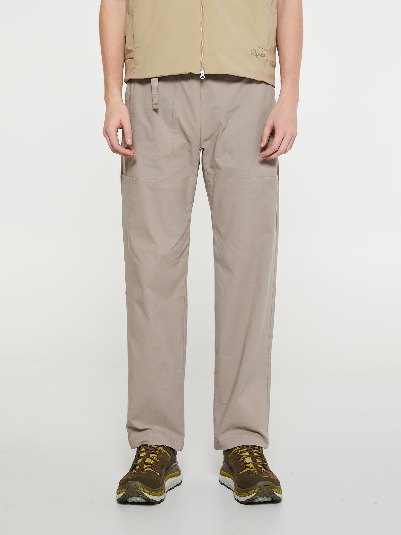 Easy Technical Pants in Pale Brown