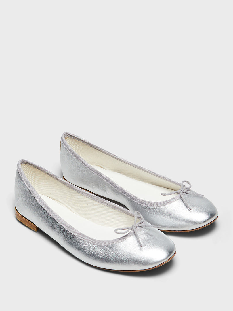 Cendrillon Ballerina Shoes in Silver