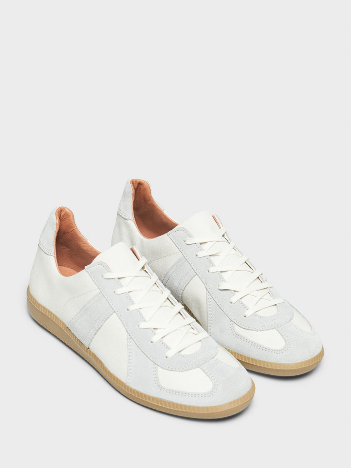 1700VEF German Military Sneakers in White