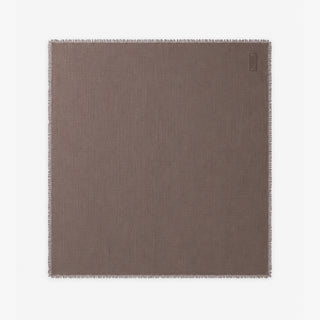 Rier - Taupe Wool Gaze Scarf in Fog Gaze