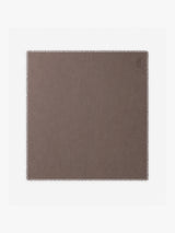 Rier - Taupe Wool Gaze Scarf in Fog Gaze