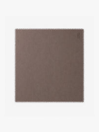 Rier - Taupe Wool Gaze Scarf in Fog Gaze