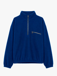 Rier - Natural Fleece in Indigo