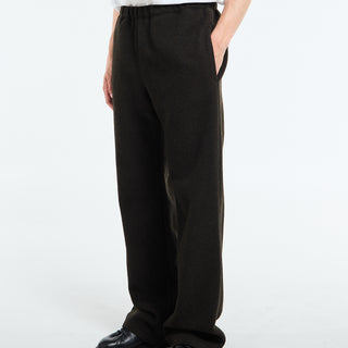 Rier - Fleece Trousers in Tourbe Fleece