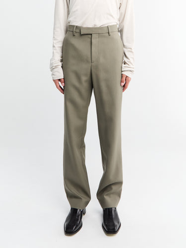 Fitted Trousers in Camoscio