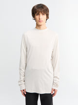 Rier - Polar Jersey Roundneck in Talc Jersey Wool