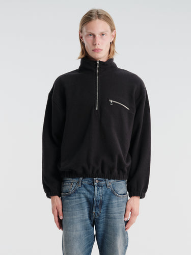 Rier - Natural Fleece in Charbon