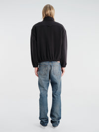 Rier - Natural Fleece in Charbon