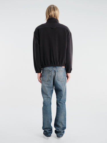 Rier - Natural Fleece in Charbon