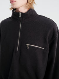 Rier - Natural Fleece in Charbon