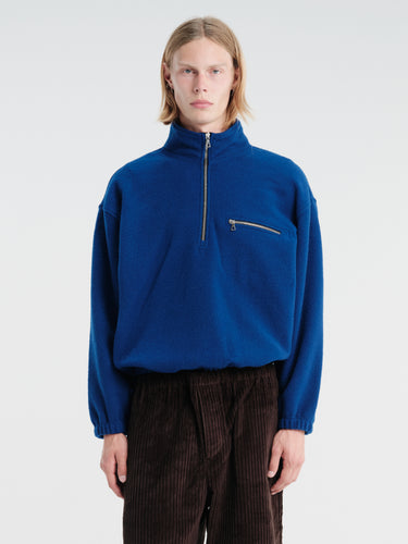 Rier - Natural Fleece in Indigo