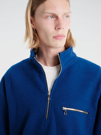 Rier - Natural Fleece in Indigo