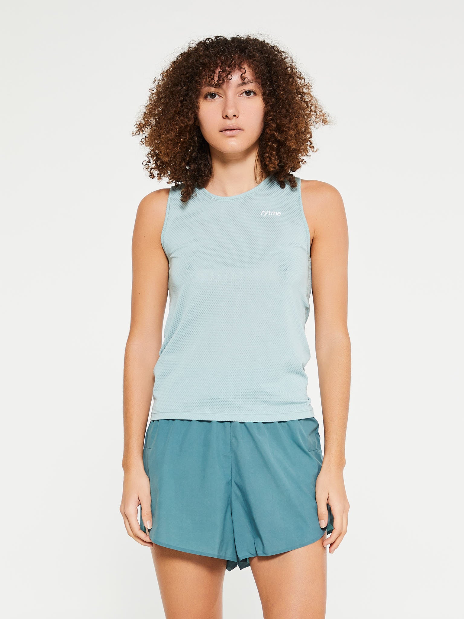 Rytme - High Sun Tank Top in Moos Green