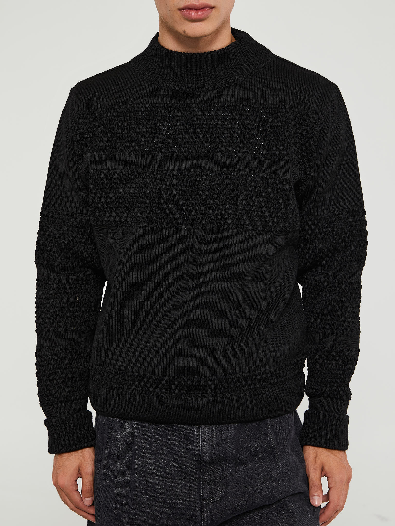 S.N.S. Herning - Fisherman II Sweater in Black Void