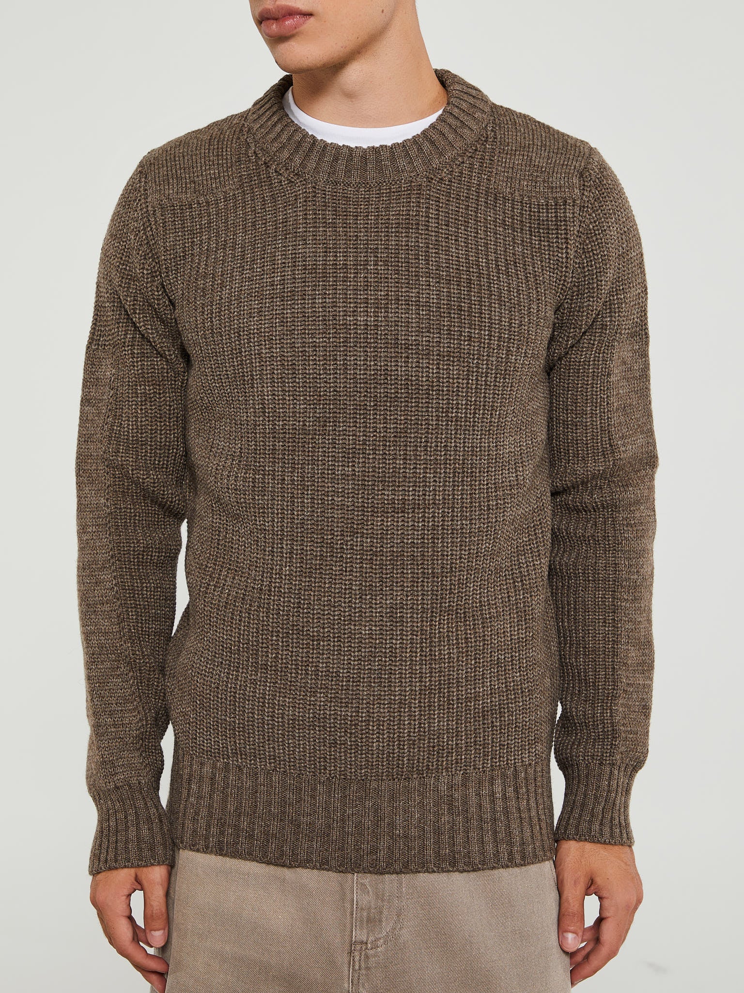 S.N.S. Herning - Rank III Crew Neck in Brown