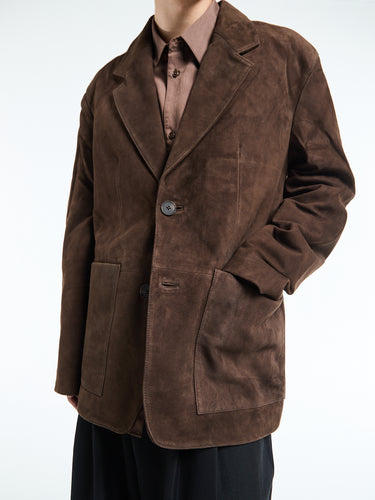 Studio Nicholson - Tiko Blazer in Espresso Brown