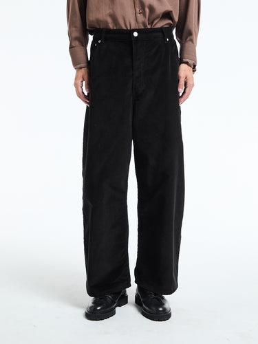 Studio Nicholson - Paolo Pants in Black Corduroy