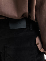 Studio Nicholson - Paolo Pants in Black Corduroy