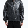 Studio Nicholson - Piston Leather Jacket in Black