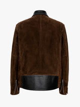 sacai - Suede Blouson in Brown