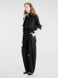 sacai - Belted Suiting Pants in Black