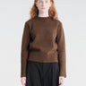 sacai - Wool Knit Pullover in Brown