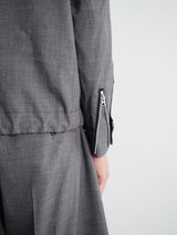 Sacai - Suiting Blouson in Gray