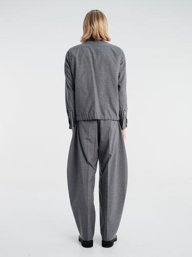 Sacai - Suiting Blouson in Gray