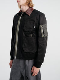 Sacai - Cotton Bomber Blouson in Black