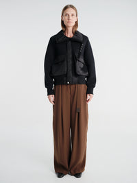 sacai - Sponge Sweat Blouson in Black