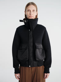 sacai - Sponge Sweat Blouson in Black