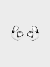 Maria Black - Saddle Earring Small in Silver