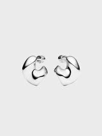 Maria Black - Saddle Earring Small in Silver