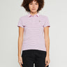 Saks Potts - Venus Polo Shirt in Berry Stripe