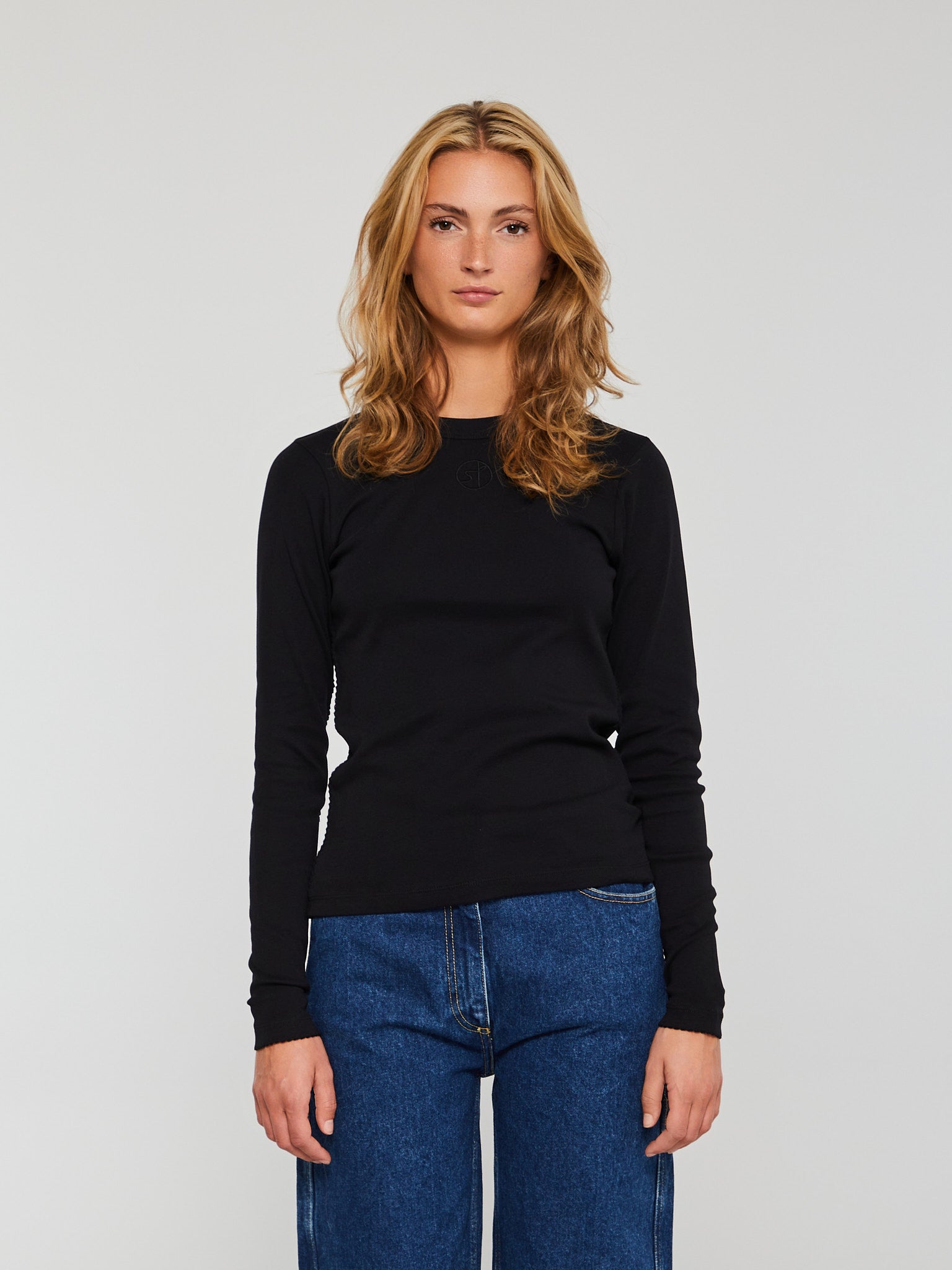 Saks Potts - Eloise Long Sleeve T-Shirt in Black