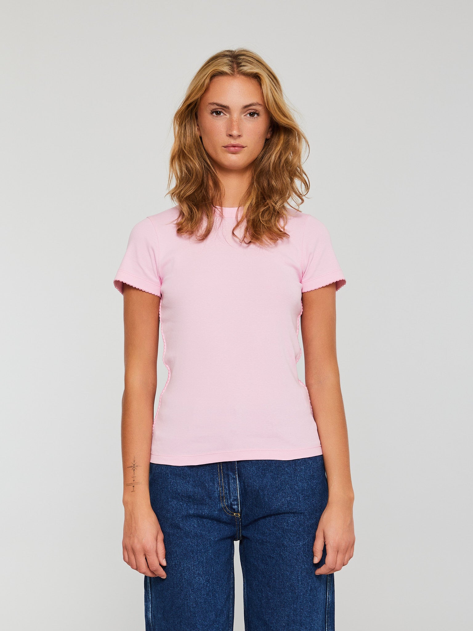 Saks Potts - Uma T-Shirt in Pink Fuschia