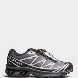 SALOMON - XT-6 GTX Sneakers in Black, Ebony and Lunar Rock