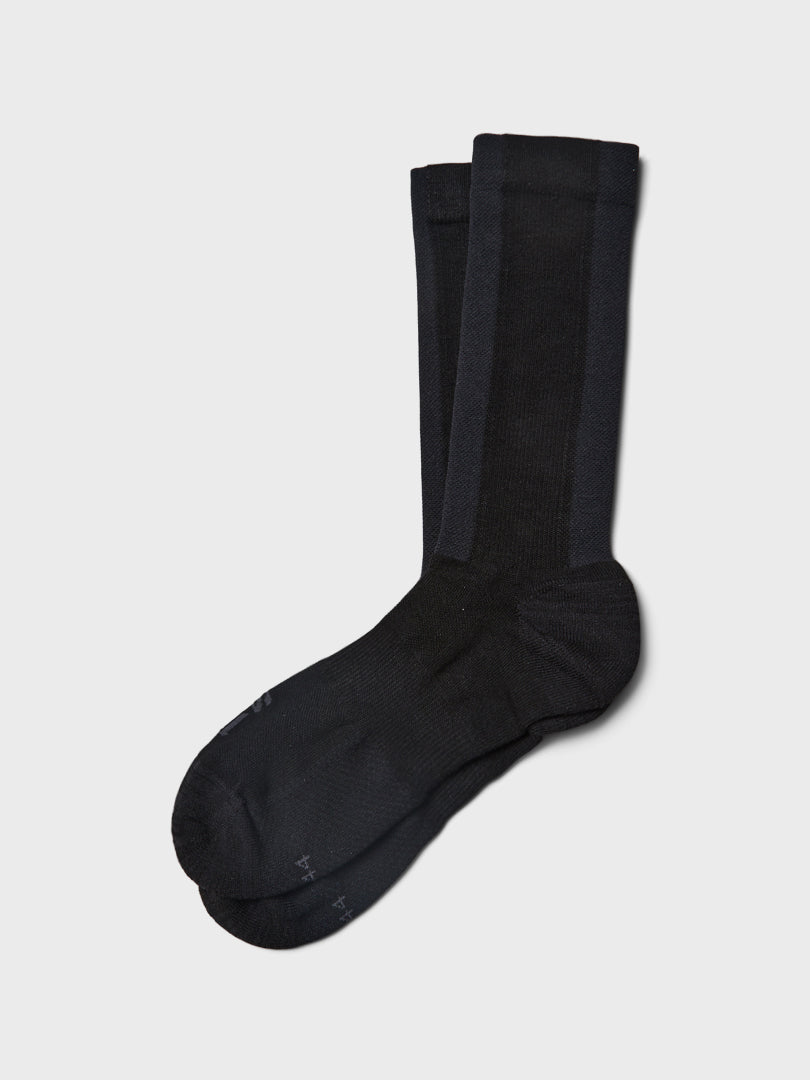 Salomon x BBS Socks in Black and Alloy