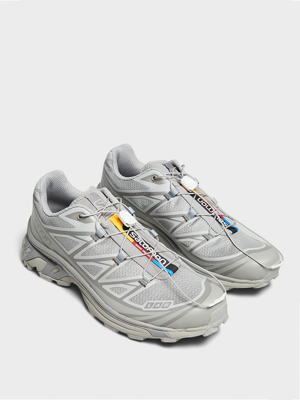 Salomon XT-6 Sneakers in Ghost Gray and Gray Flannel – Stoy