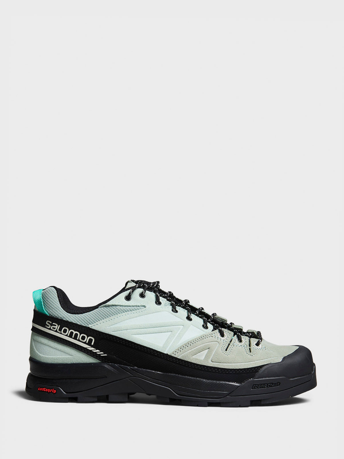 X-ALP LTR Sneakers in Black and Green