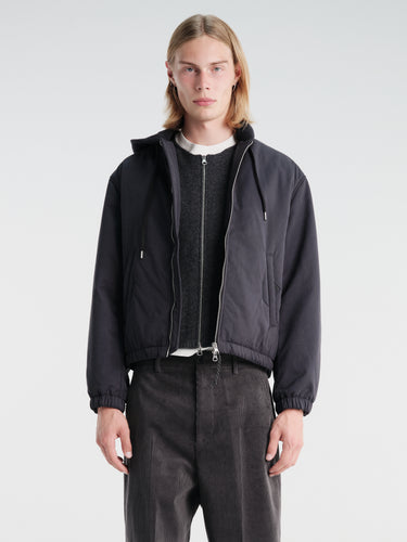 Salon C. Lundman - Hooded Bomber in Navy