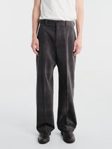 Salon C. Lundman - Loose Corduroy Trousers in Grey