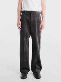 Salon C. Lundman - Loose Corduroy Trousers in Grey
