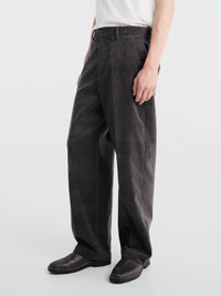 Salon C. Lundman - Loose Corduroy Trousers in Grey