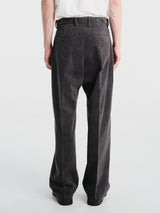 Salon C. Lundman - Loose Corduroy Trousers in Grey