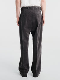 Salon C. Lundman - Loose Corduroy Trousers in Grey