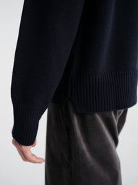 Salon C. Lundman - Chunky O-Neck in Navy
