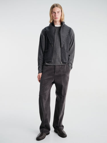 Salon C. Lundman - Loose Cashmere O-Neck in Grey