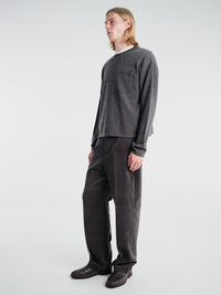 Salon C. Lundman - Loose Cashmere O-Neck in Grey