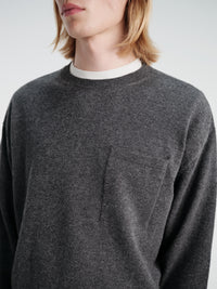 Salon C. Lundman - Loose Cashmere O-Neck in Grey